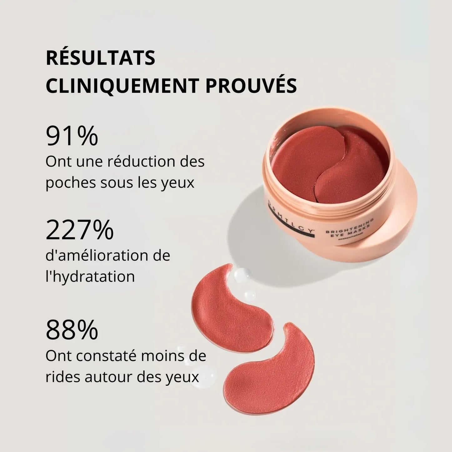 Patchs Yeux Éclaircis DRMTLGY